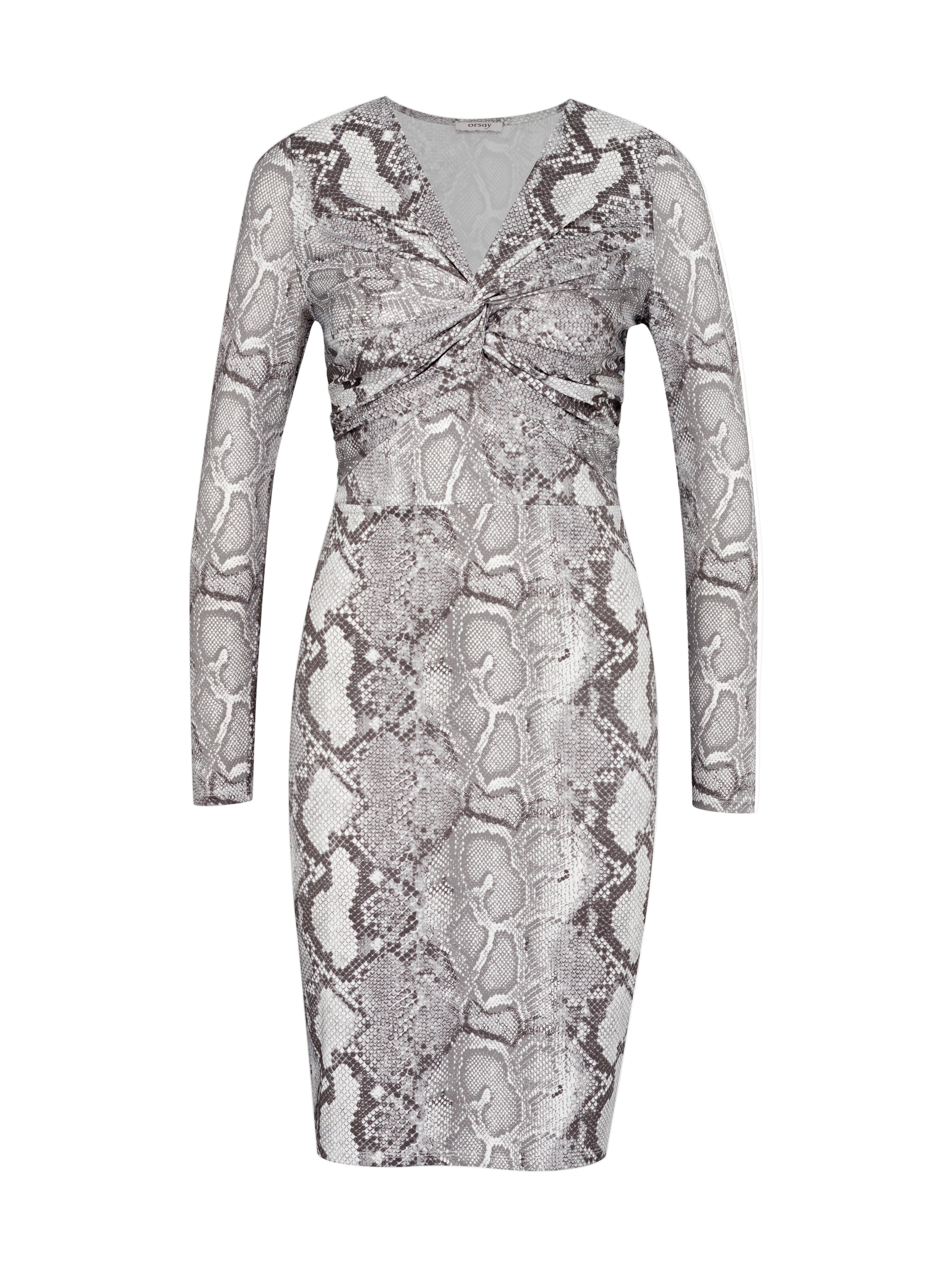 Črno-bela ženska obleka ORSAY