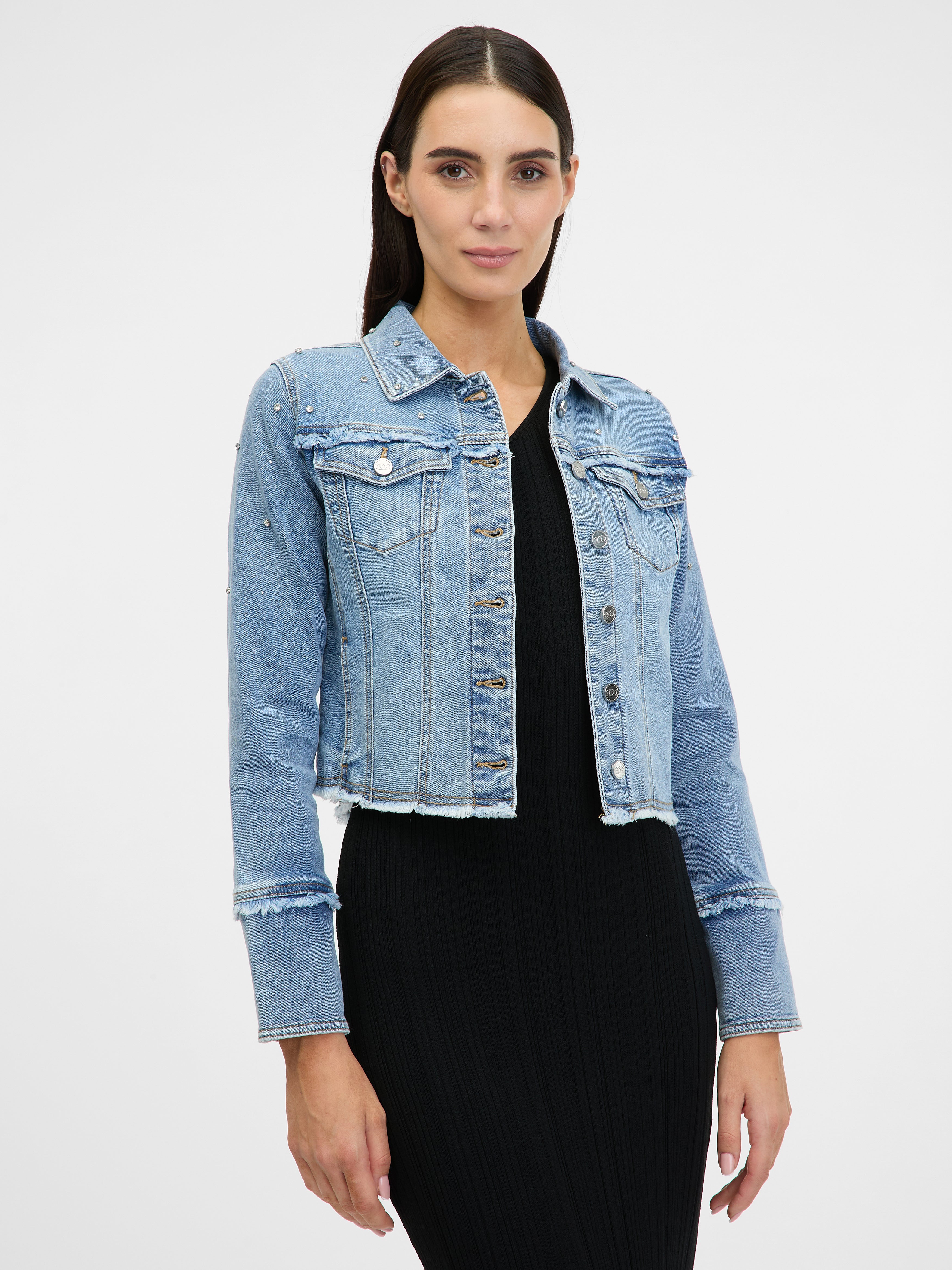 Svetlo modra ženska denim jakna ORSAY