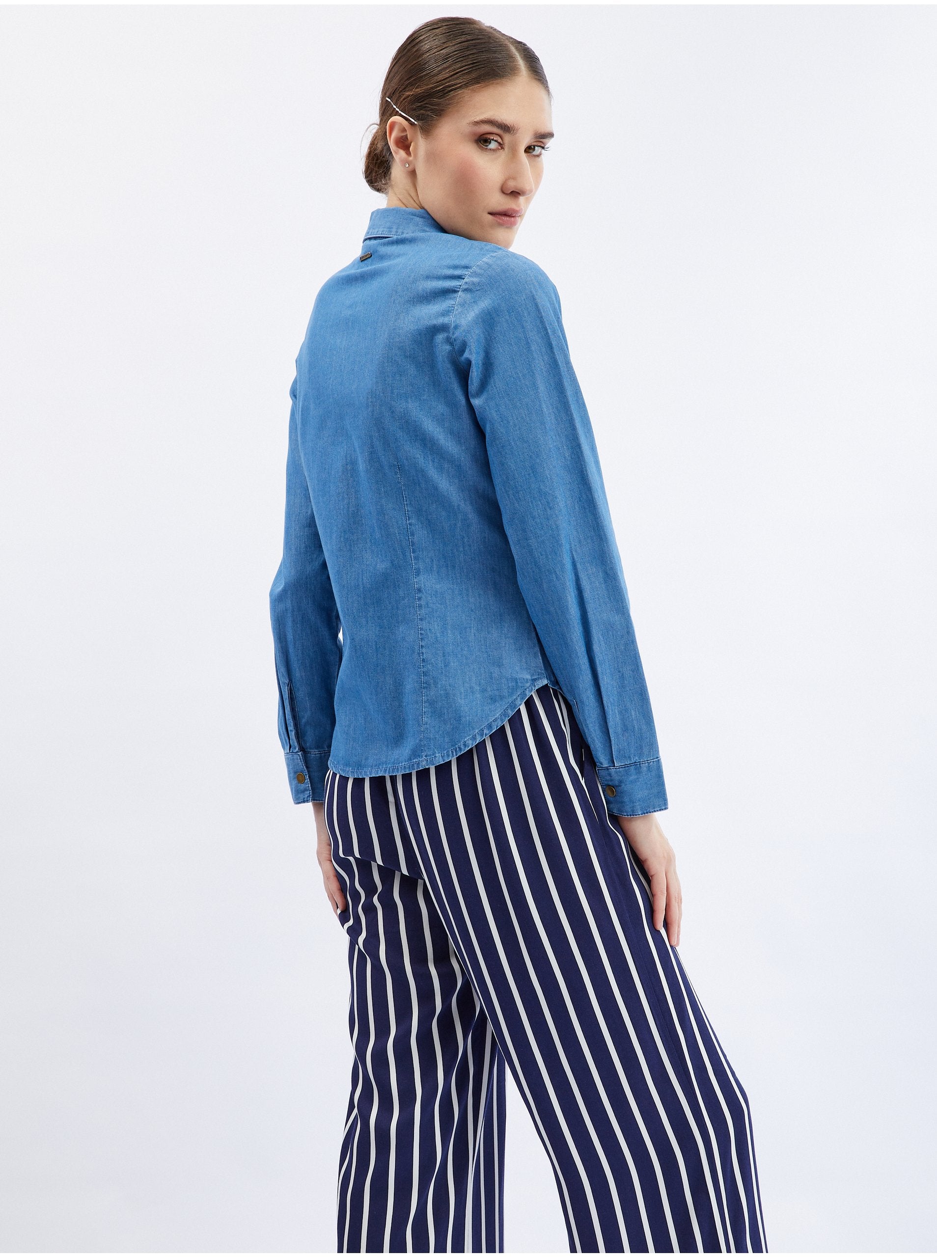 Modra ženska denim srajca ORSAY