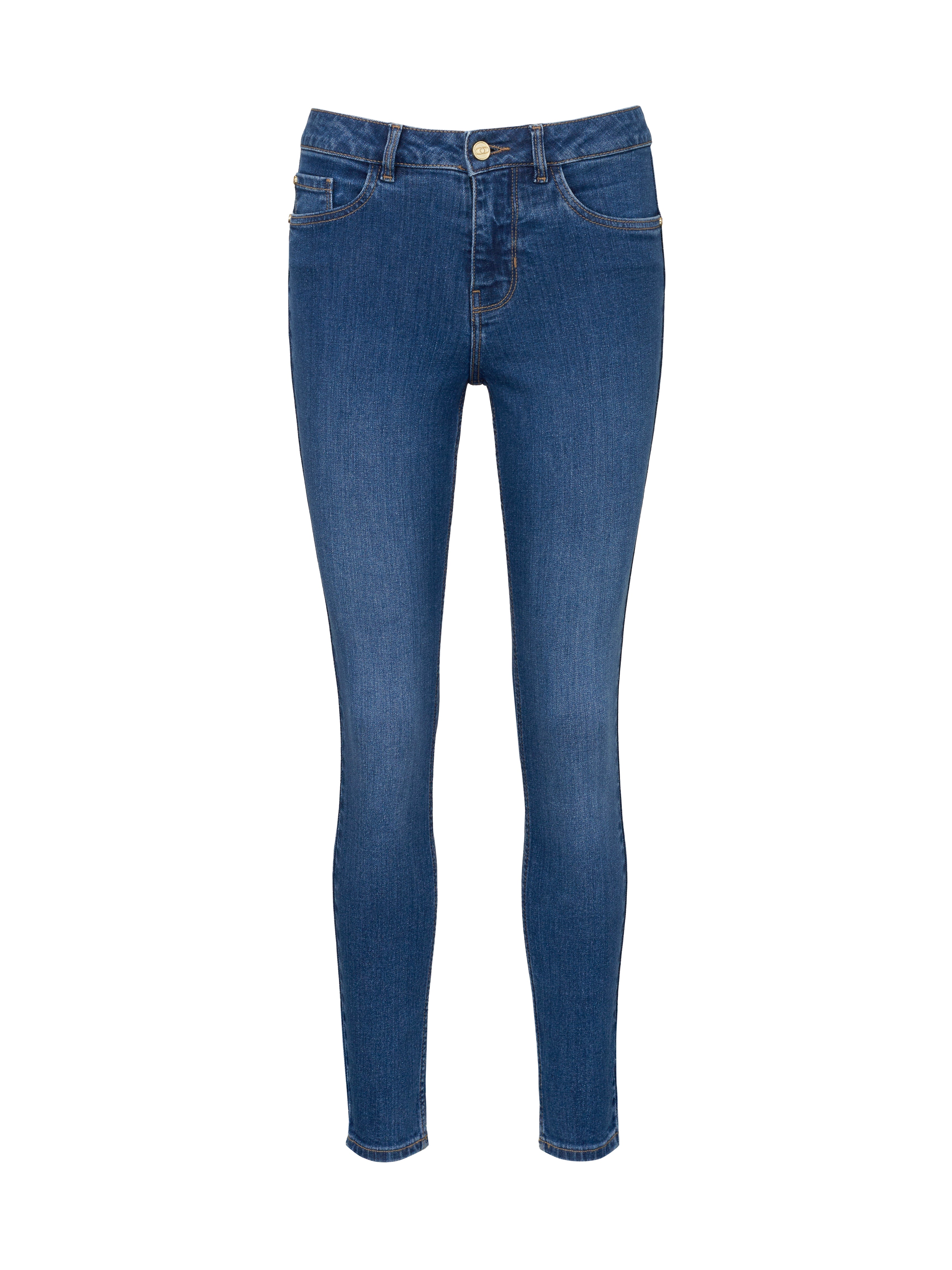 Modre ženske skinny jeans hlače ORSAY