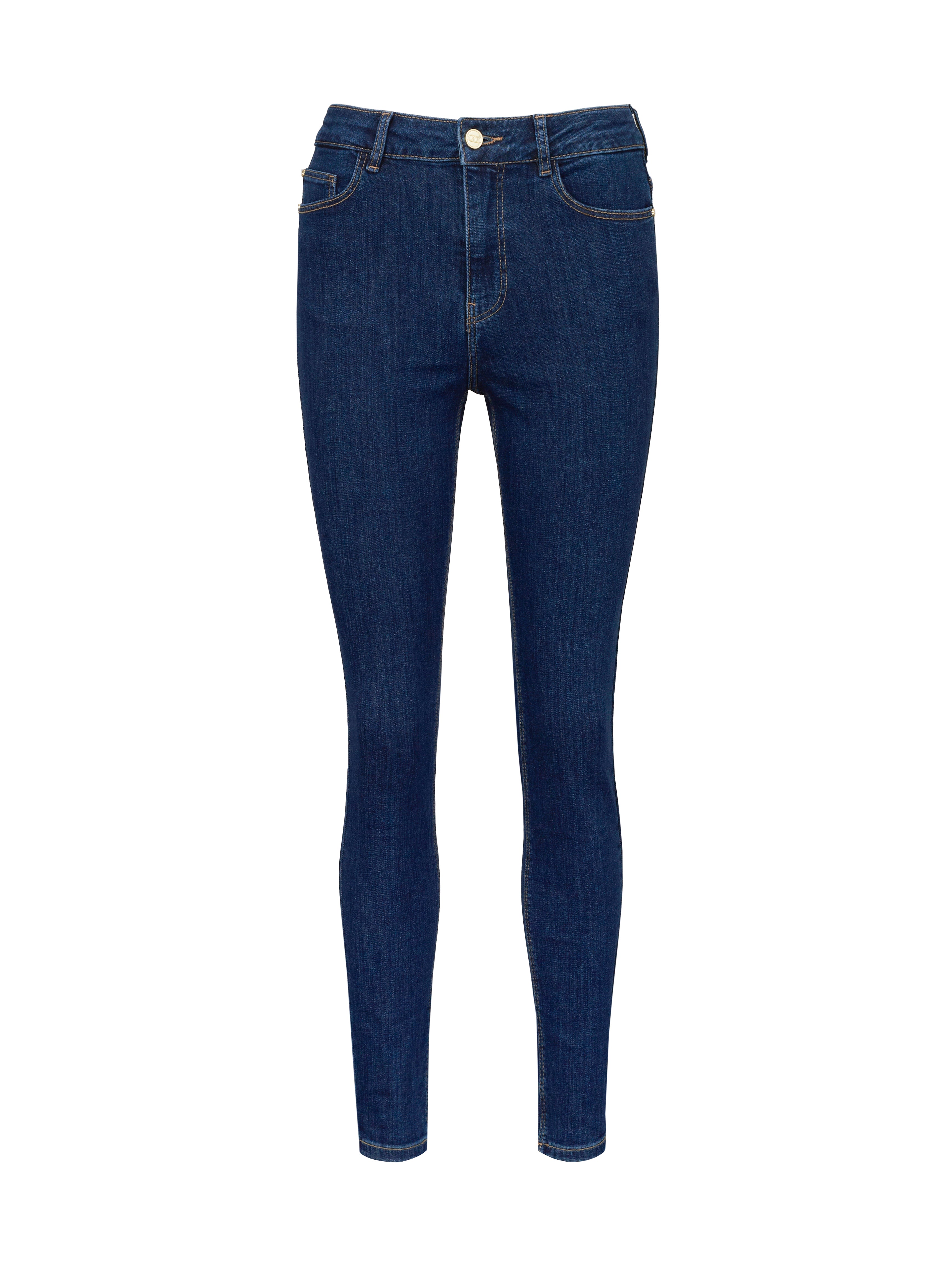Temno modre ženske skinny jeans hlače ORSAY