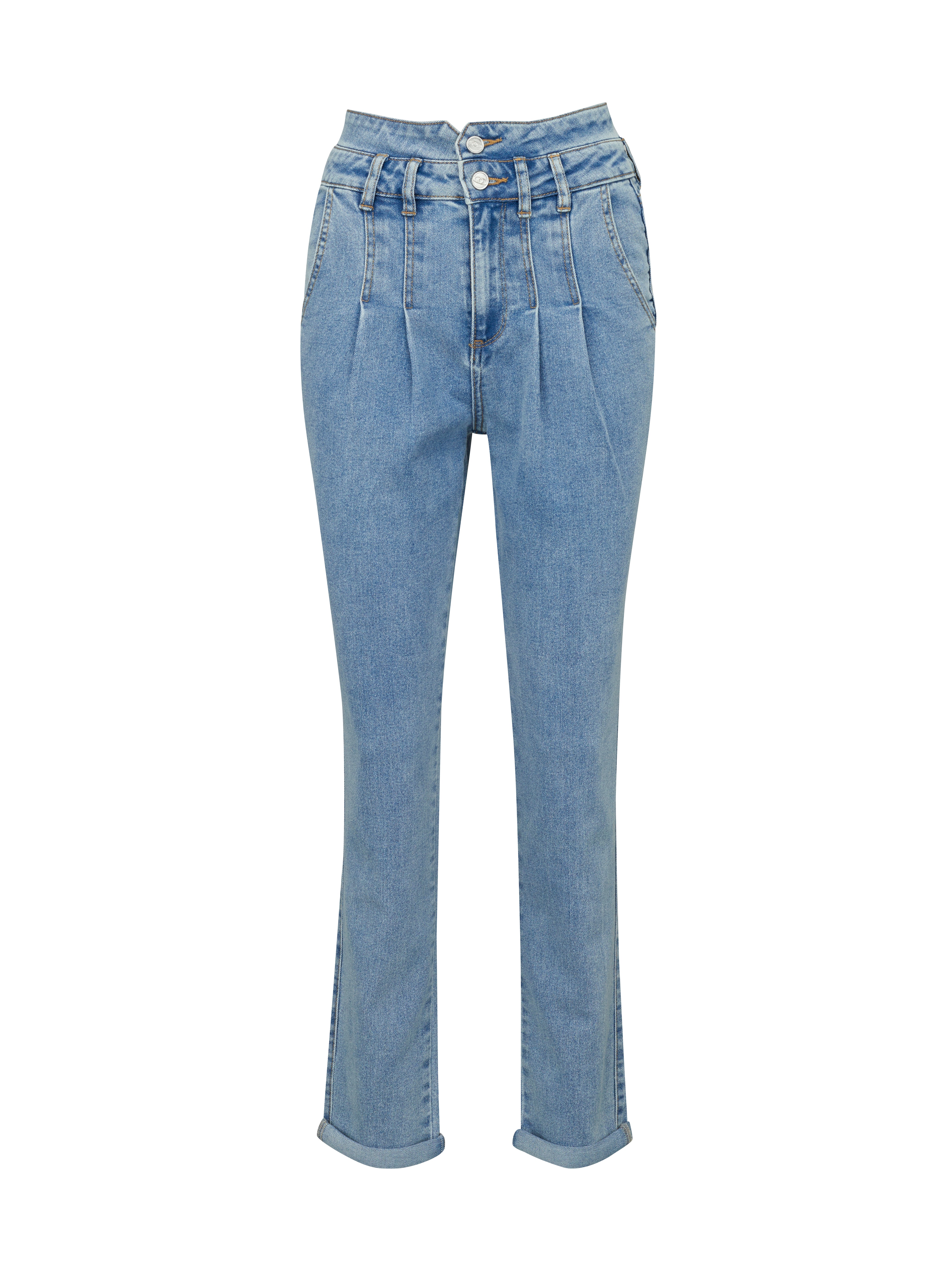 Svetlo modre ženske mom jeans hlače ORSAY