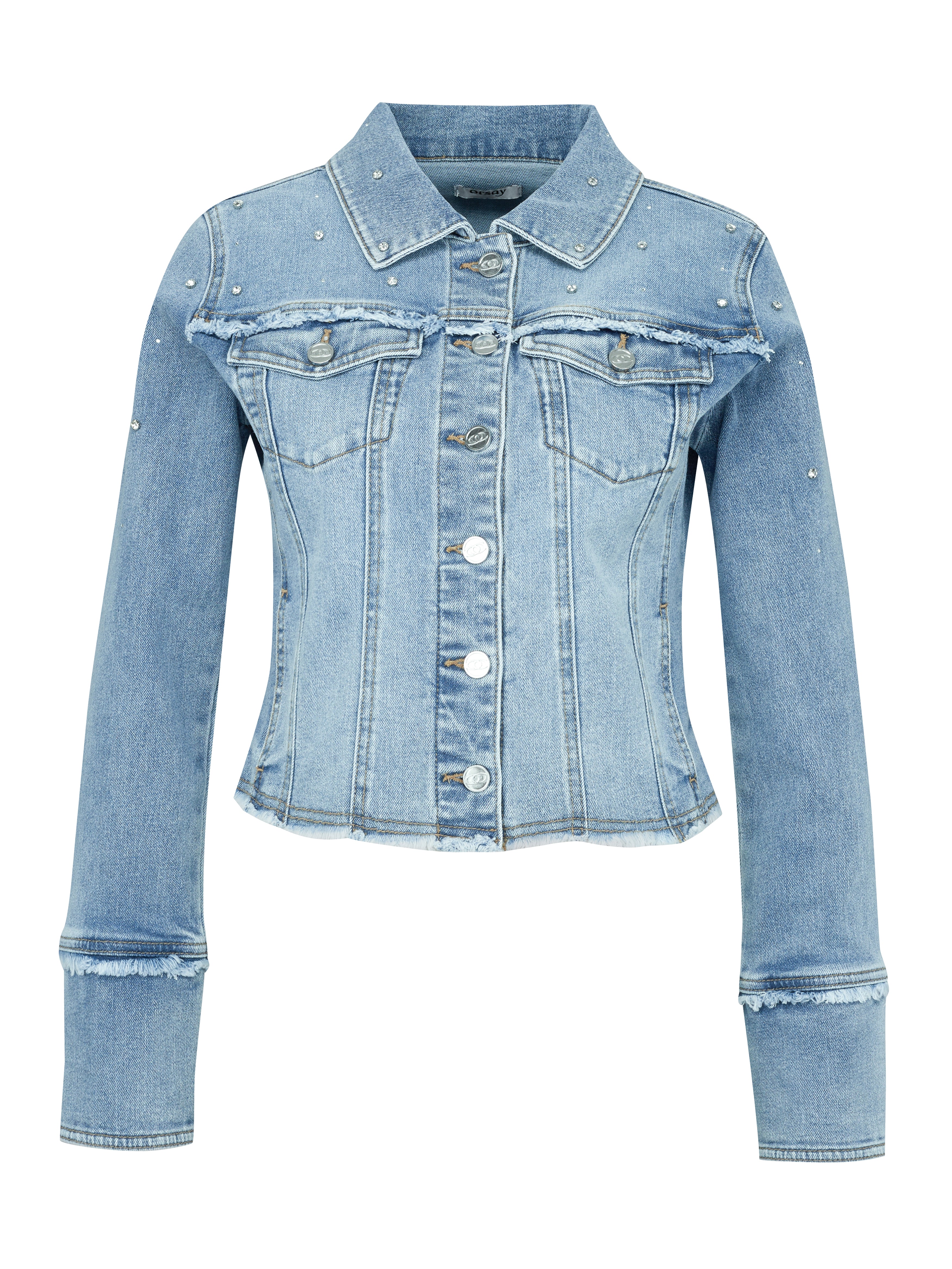 Svetlo modra ženska denim jakna ORSAY