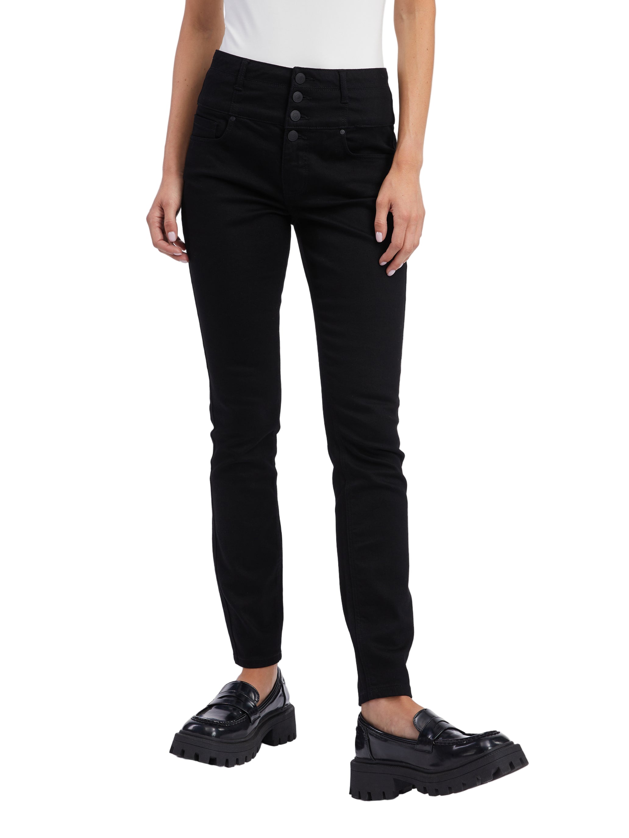 Črne ženske oprijete kavbojke ORSAY