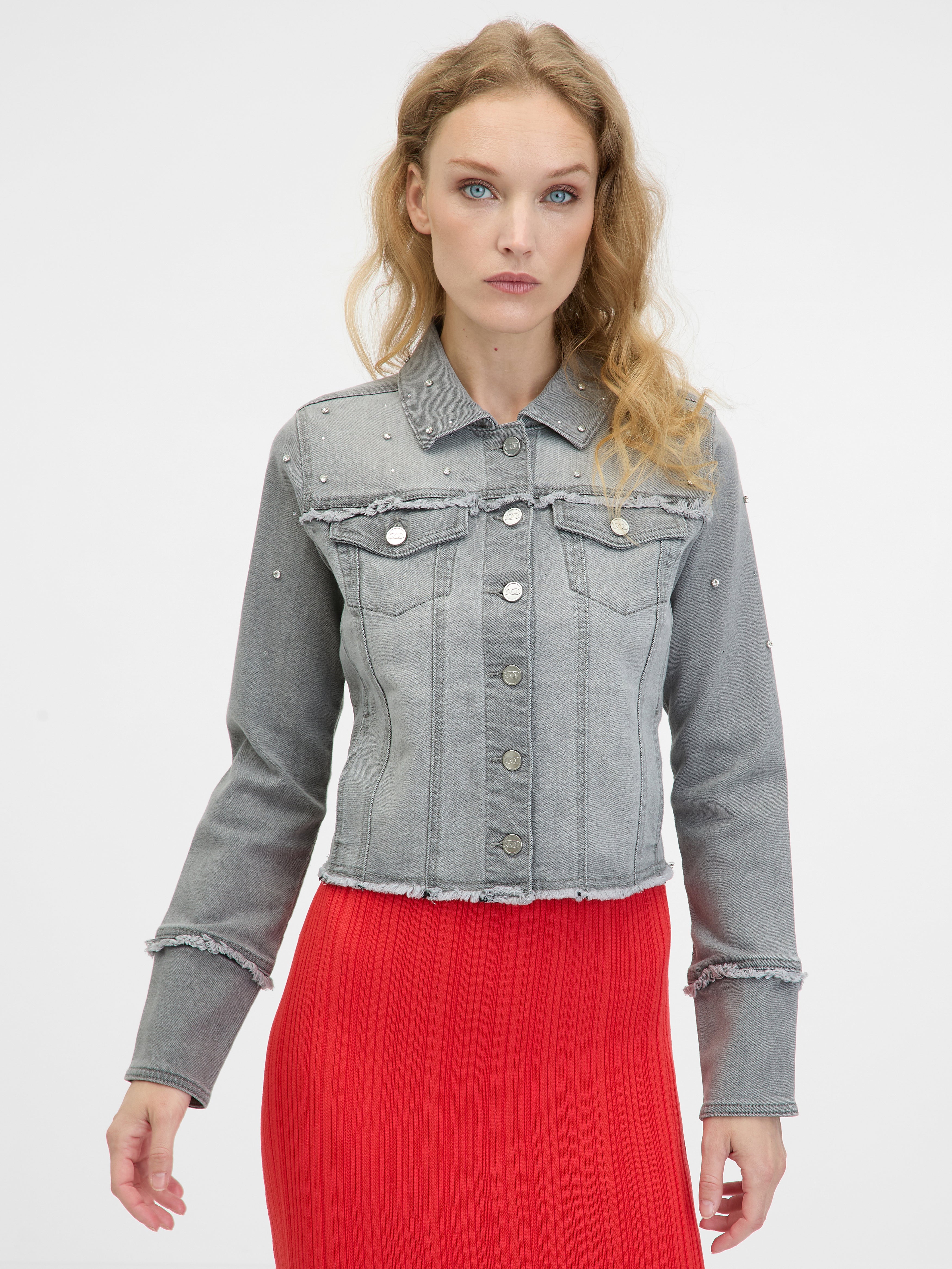 Siva ženska denim jakna ORSAY